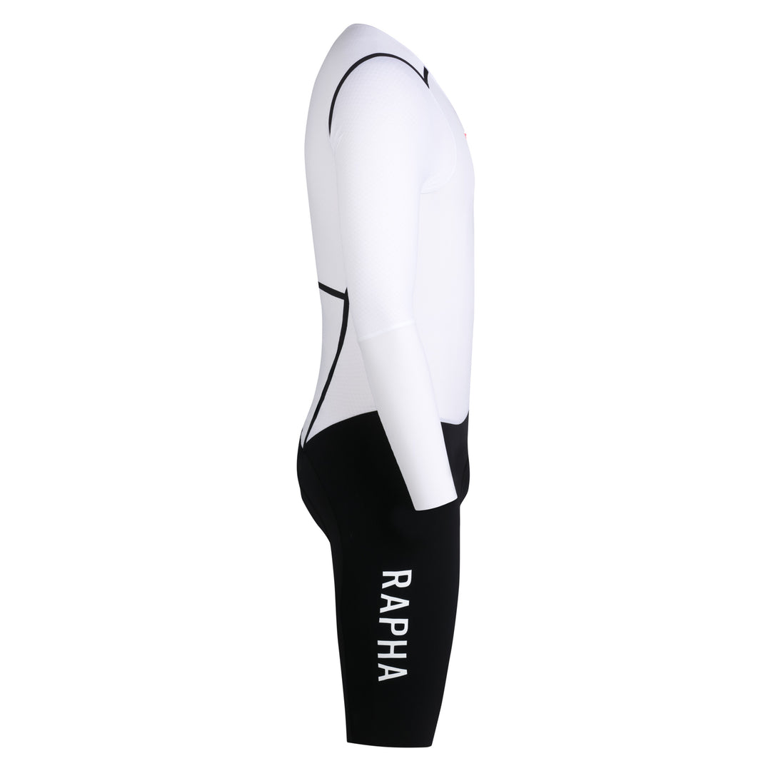 Rapha Men's Pro Team TT Aero Suit (White/Black) - Dragonspine Cycling