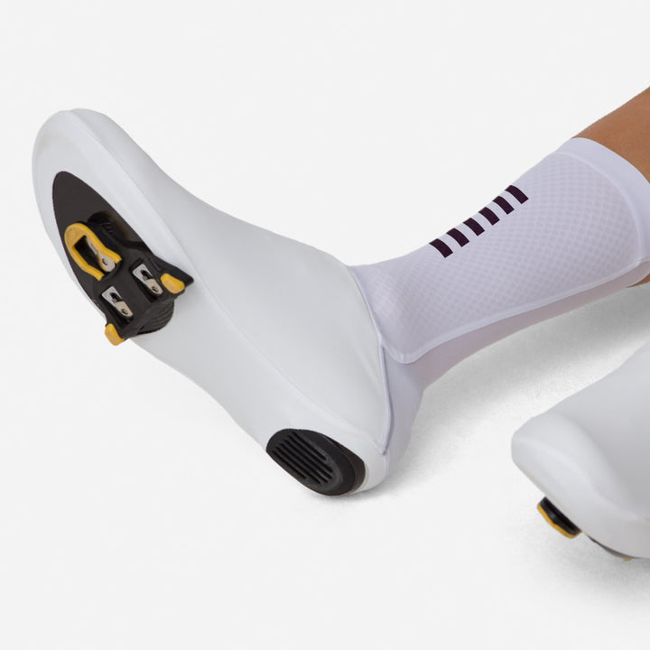 Rapha Pro Team TT Aero Overshoes (White) - Dragonspine Cycling