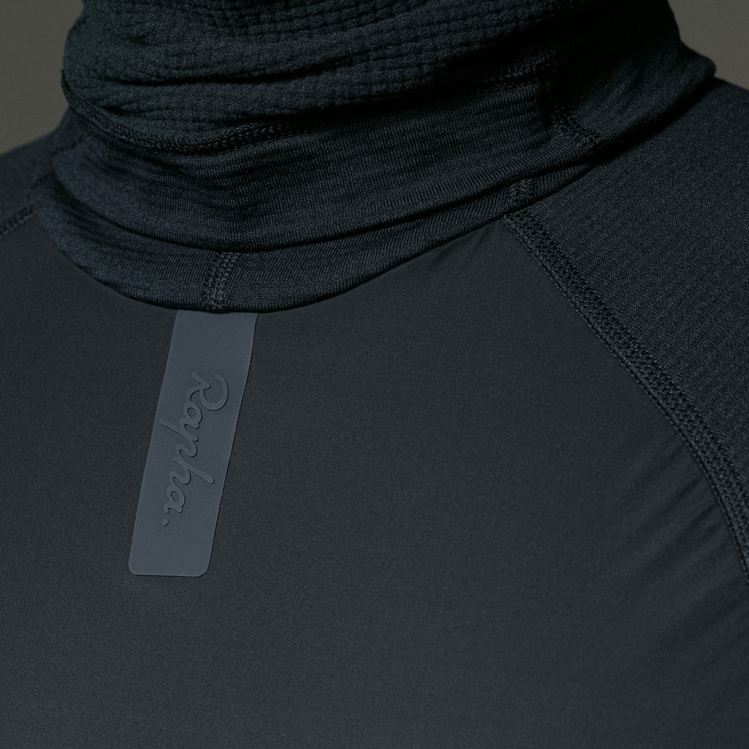 Rapha Men's Insulated Windblock Base Layer (Black/Black) - Dragonspine Cycling