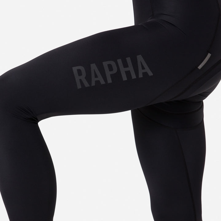 Rapha Men's Pro Team Lightweight Tights (Black/Black) - Dragonspine Cycling