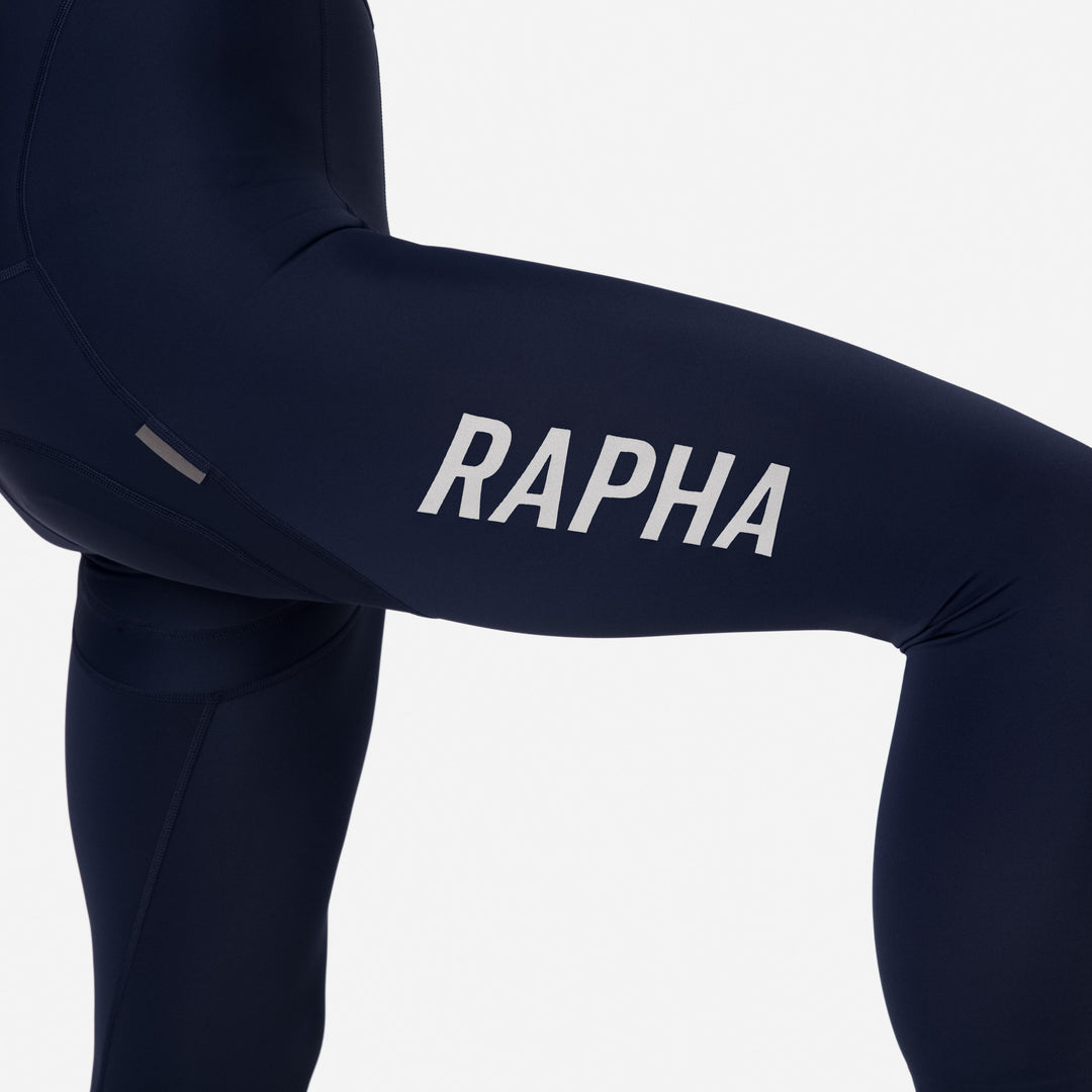 Rapha Men's Pro Team Lightweight Tights (Dark Navy/White) - Dragonspine Cycling