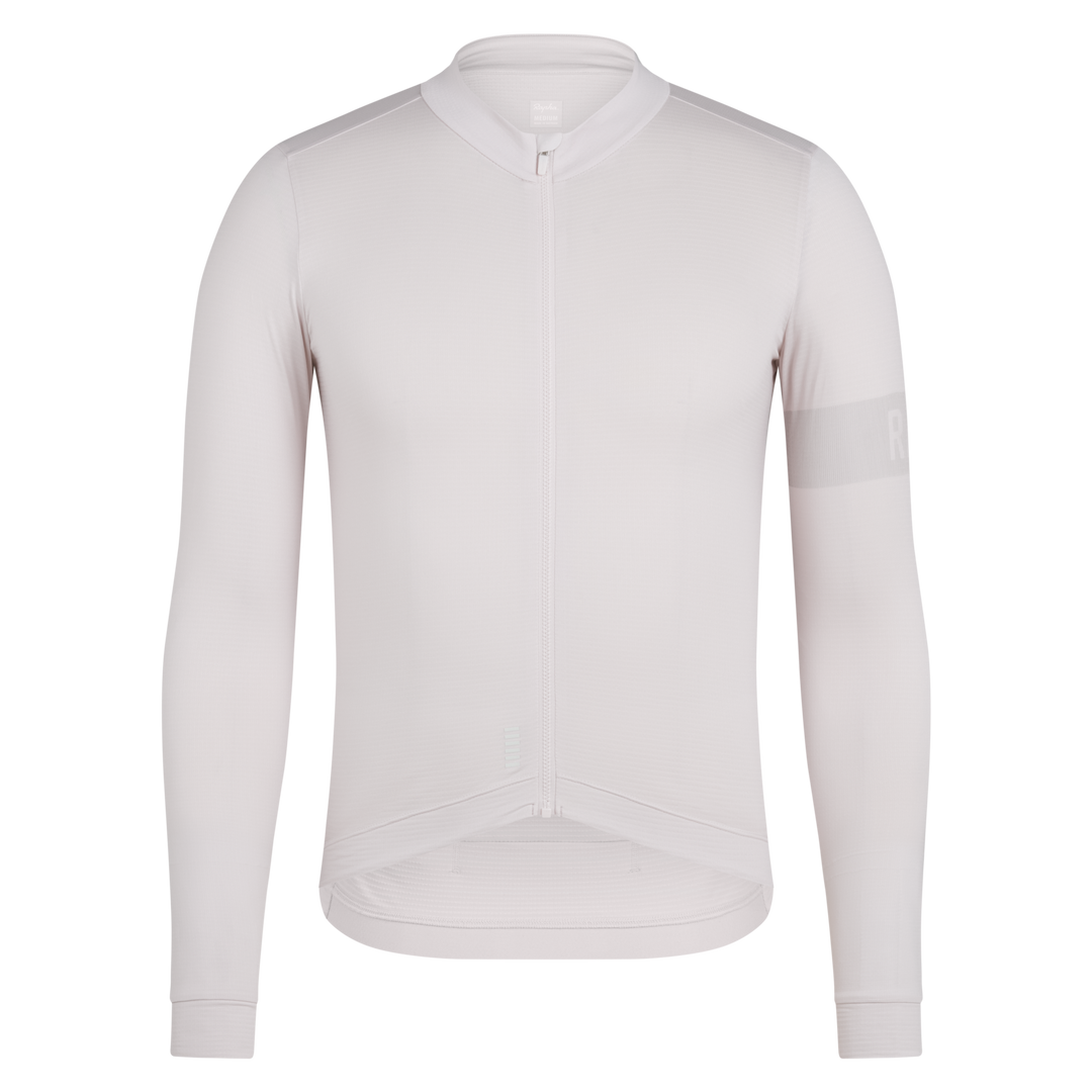 Rapha Men's Pro Team Long Sleeve Midweight Jersey II (Blush/White) - Dragonspine Cycling