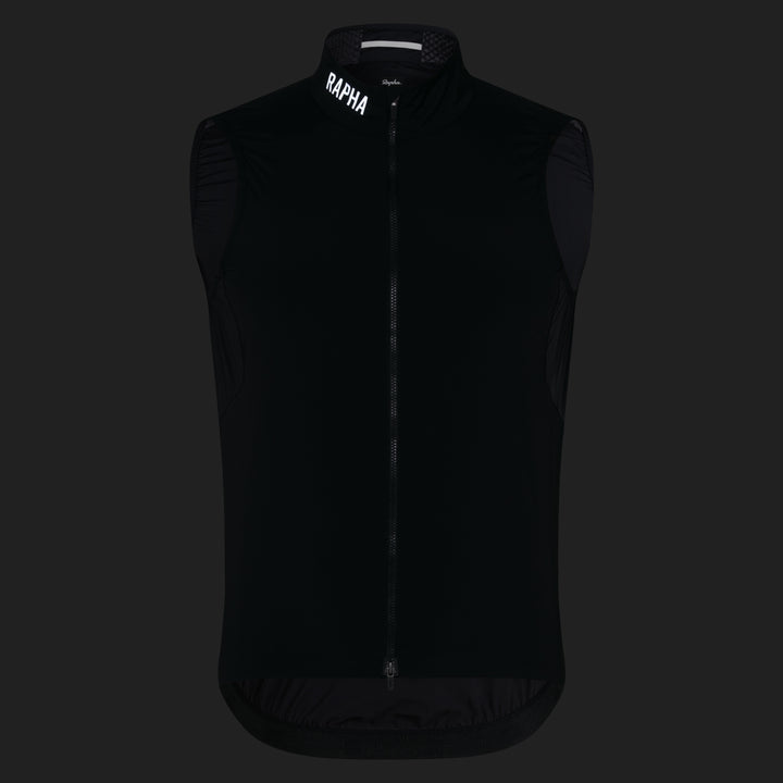 Rapha Men's Pro Team Insulated Gilet (Black/White) - Dragonspine Cycling