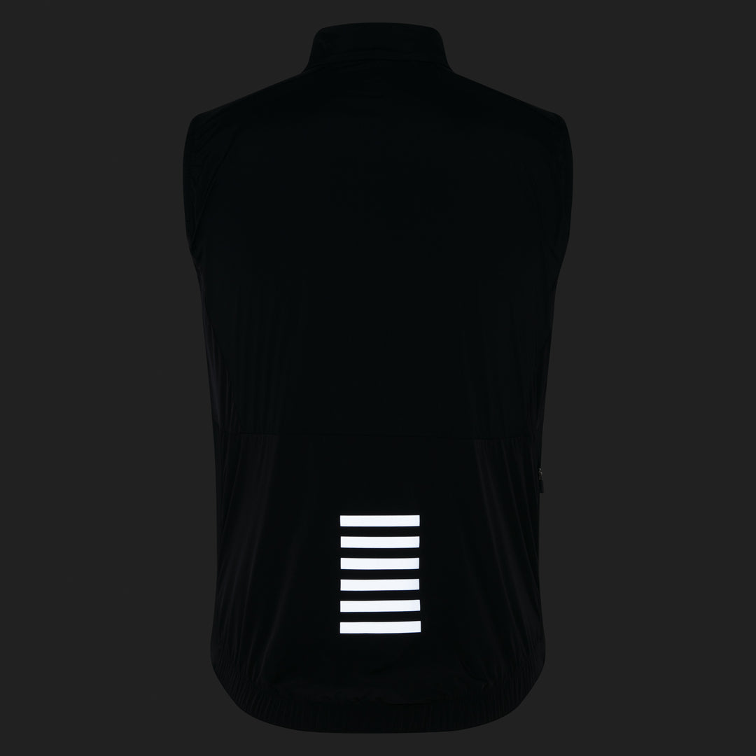 Rapha Men's Pro Team Insulated Gilet (Black/White) - Dragonspine Cycling