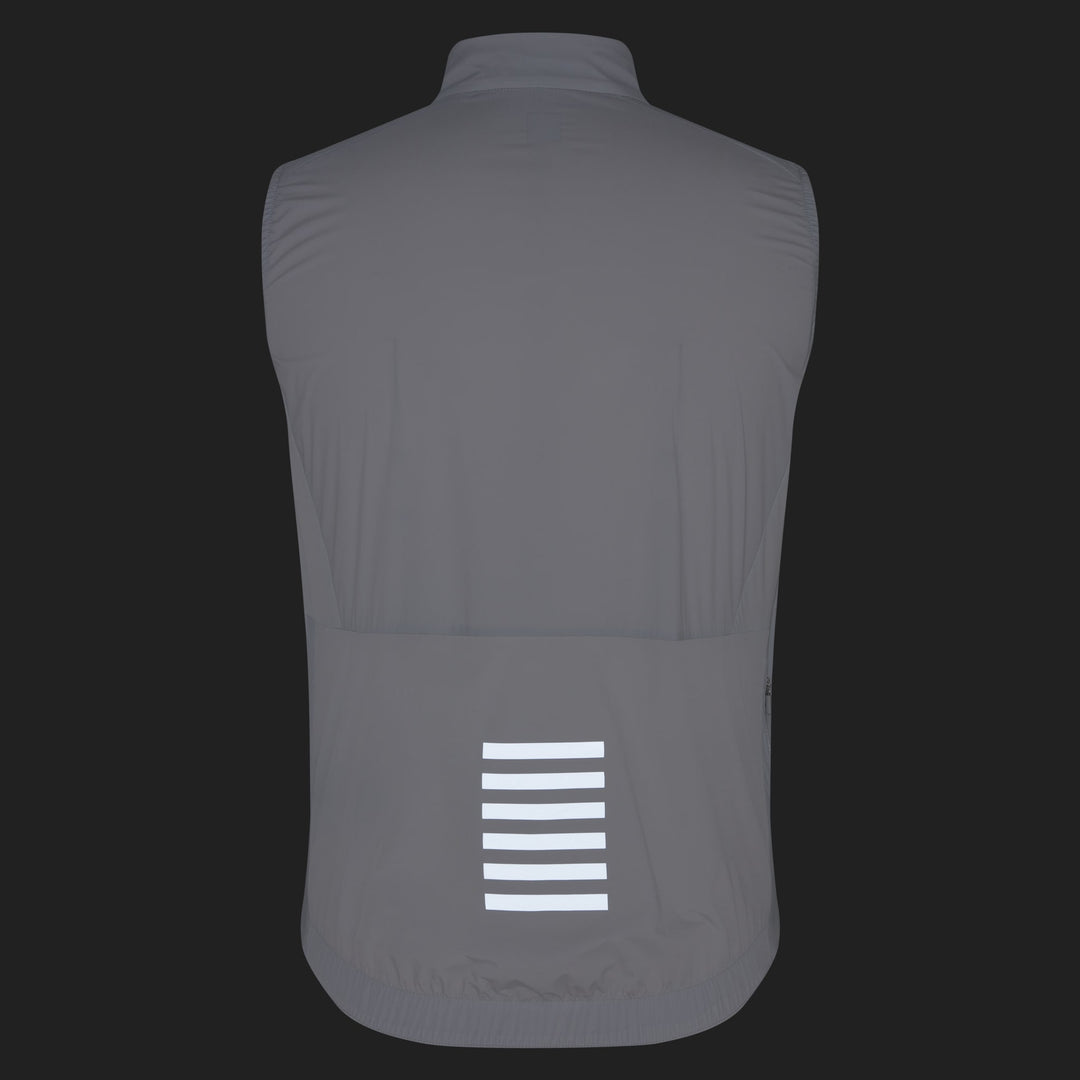 Rapha Men's Pro Team Insulated Gilet (Silver/White) - Dragonspine Cycling
