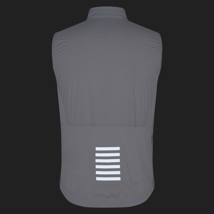 Rapha Men's Pro Team Insulated Gilet (Silver/White) - Dragonspine Cycling