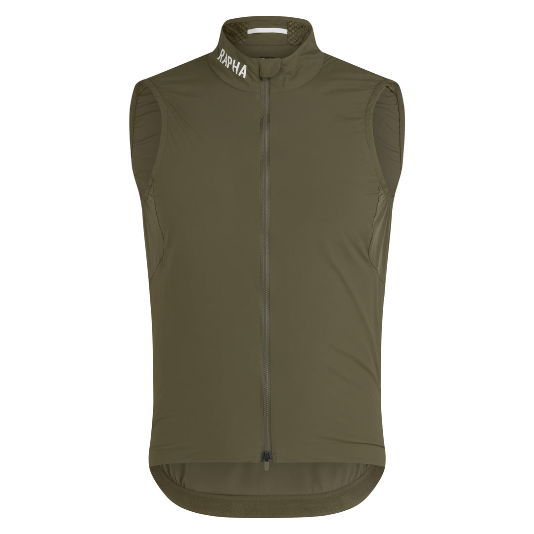 Rapha Men's Pro Team Insulated Gilet (Moss Green/White) - Dragonspine Cycling