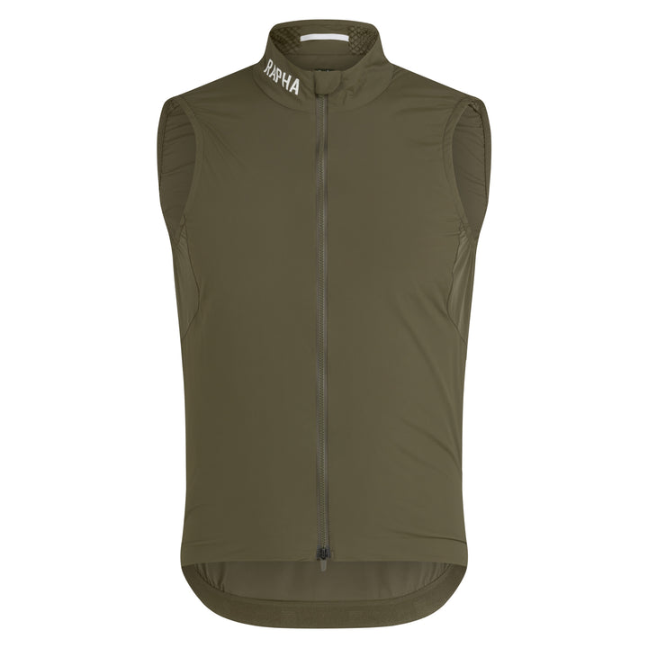 Rapha Men's Pro Team Insulated Gilet (Moss Green/White) - Dragonspine Cycling
