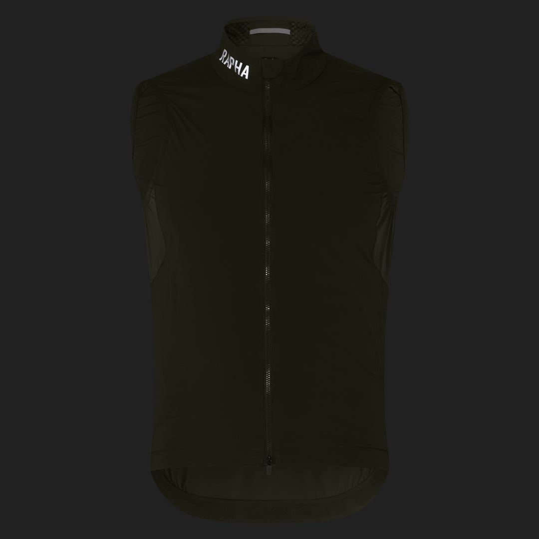 Rapha Men's Pro Team Insulated Gilet (Moss Green/White) - Dragonspine Cycling