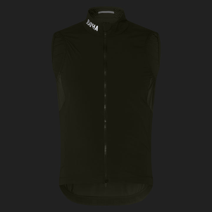Rapha Men's Pro Team Insulated Gilet (Moss Green/White) - Dragonspine Cycling