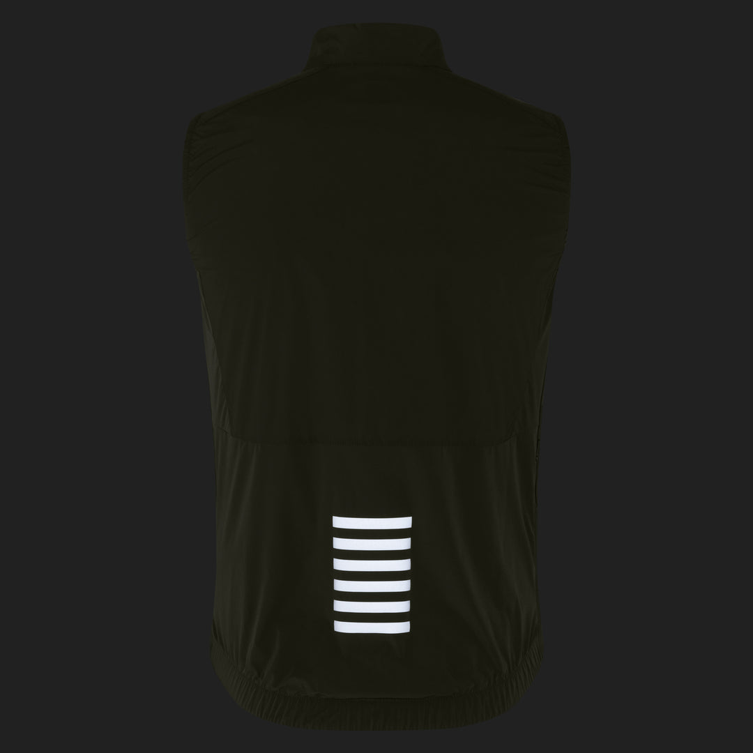 Rapha Men's Pro Team Insulated Gilet (Moss Green/White) - Dragonspine Cycling
