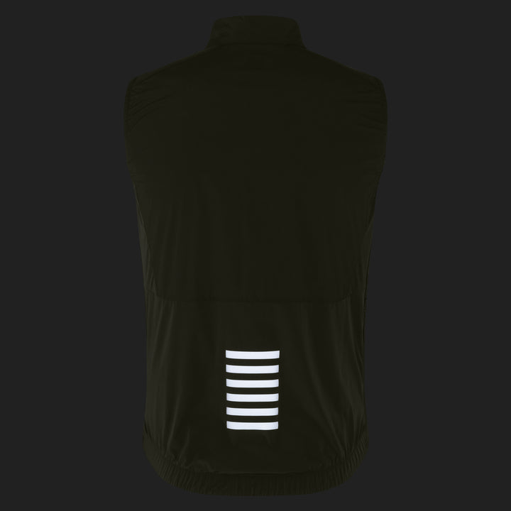 Rapha Men's Pro Team Insulated Gilet (Moss Green/White) - Dragonspine Cycling