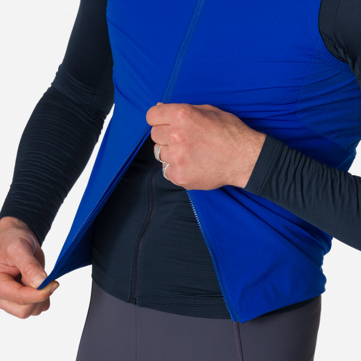 Rapha Men's Pro Team Insulated Gilet (Blue/White) - Dragonspine Cycling
