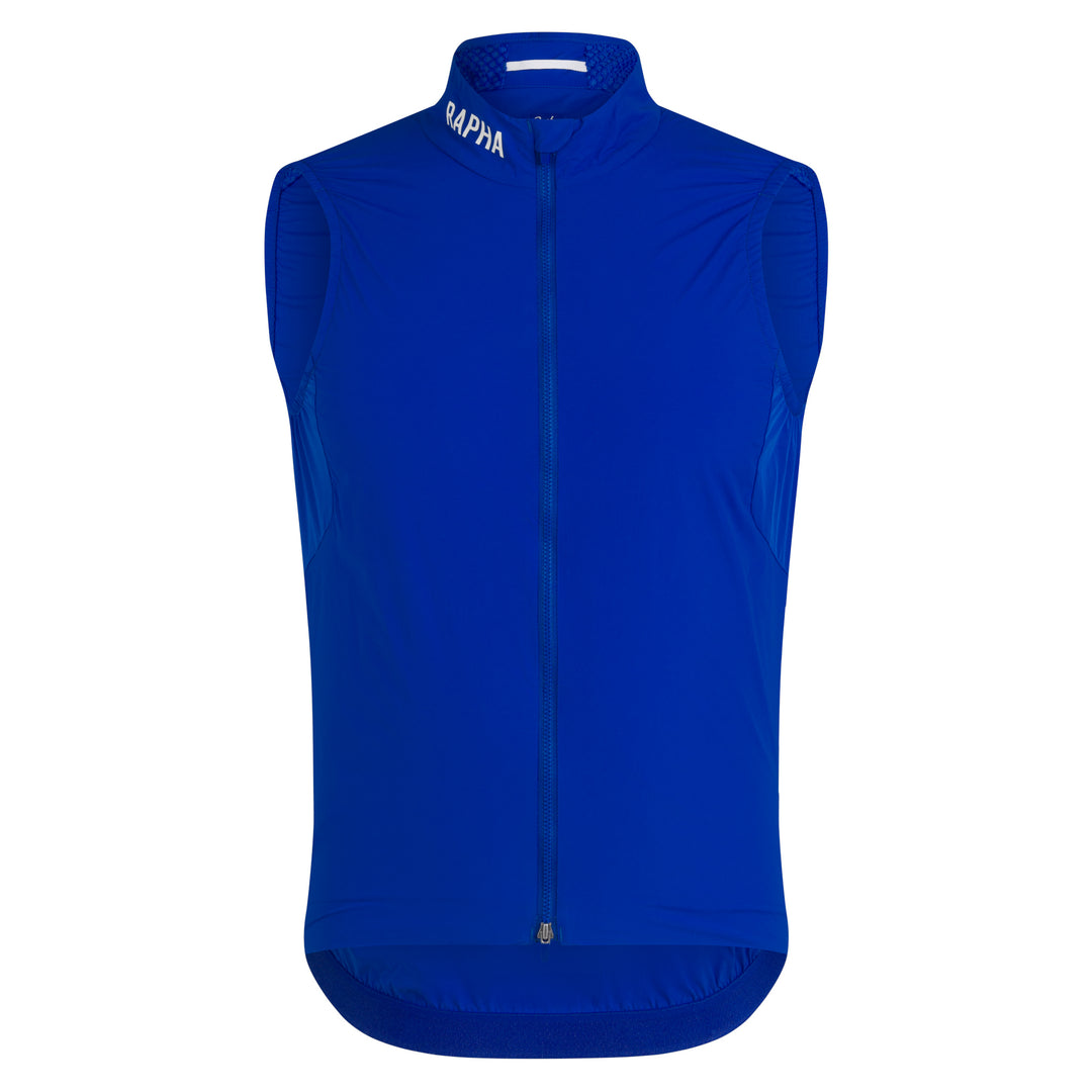 Rapha Men's Pro Team Insulated Gilet (Blue/White) - Dragonspine Cycling