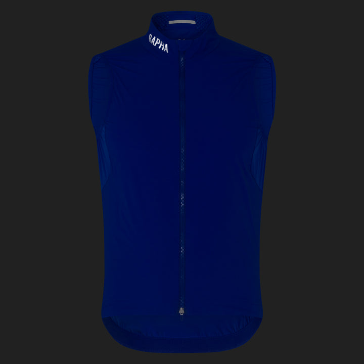 Rapha Men's Pro Team Insulated Gilet (Blue/White) - Dragonspine Cycling