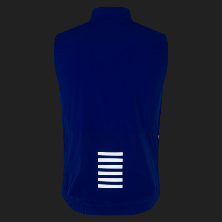 Rapha Men's Pro Team Insulated Gilet (Blue/White) - Dragonspine Cycling