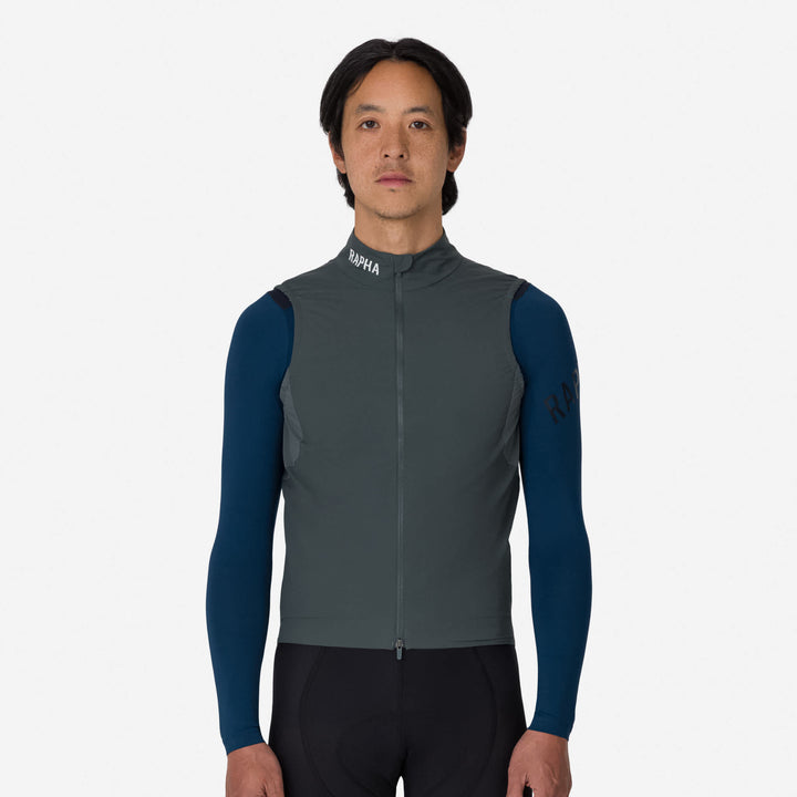 Rapha Men's Pro Team Insulated Gilet (Urban Chic/White Alyssum) - Dragonspine Cycling