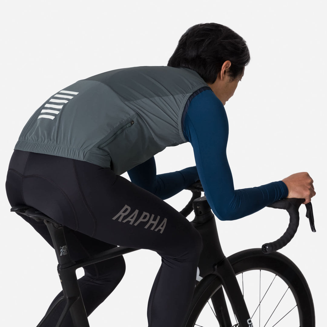 Rapha Men's Pro Team Insulated Gilet (Urban Chic/White Alyssum) - Dragonspine Cycling