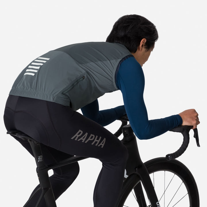 Rapha Men's Pro Team Insulated Gilet (Urban Chic/White Alyssum) - Dragonspine Cycling