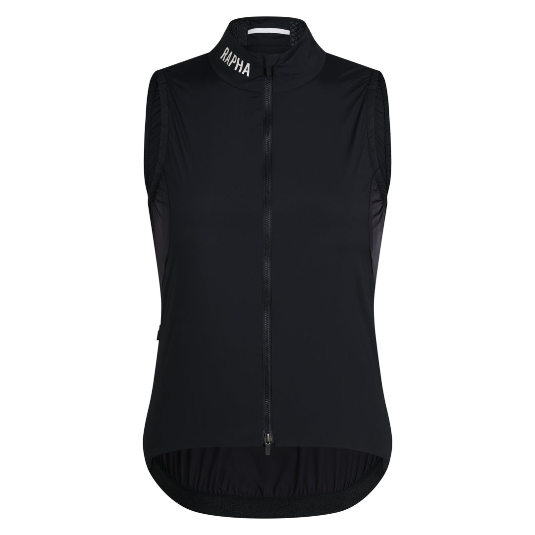 Rapha Women's Pro Team Insulated Gilet (Black/White) - Dragonspine Cycling