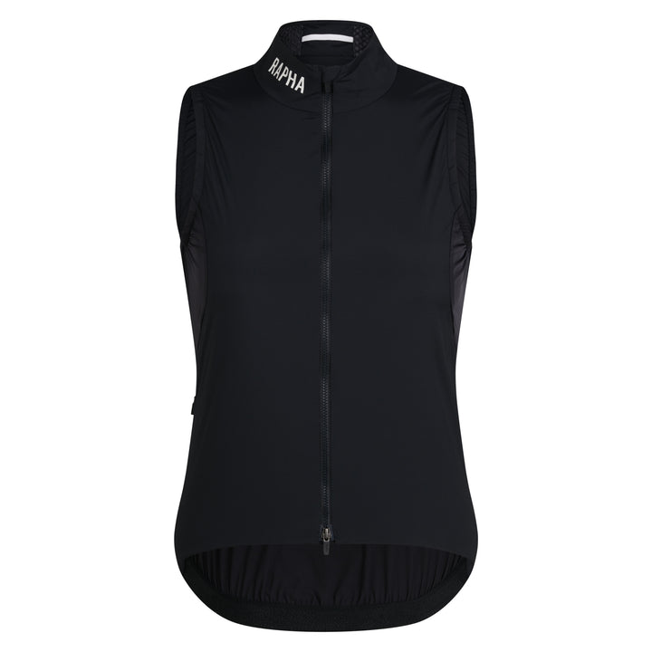 Rapha Women's Pro Team Insulated Gilet (Black/White) - Dragonspine Cycling