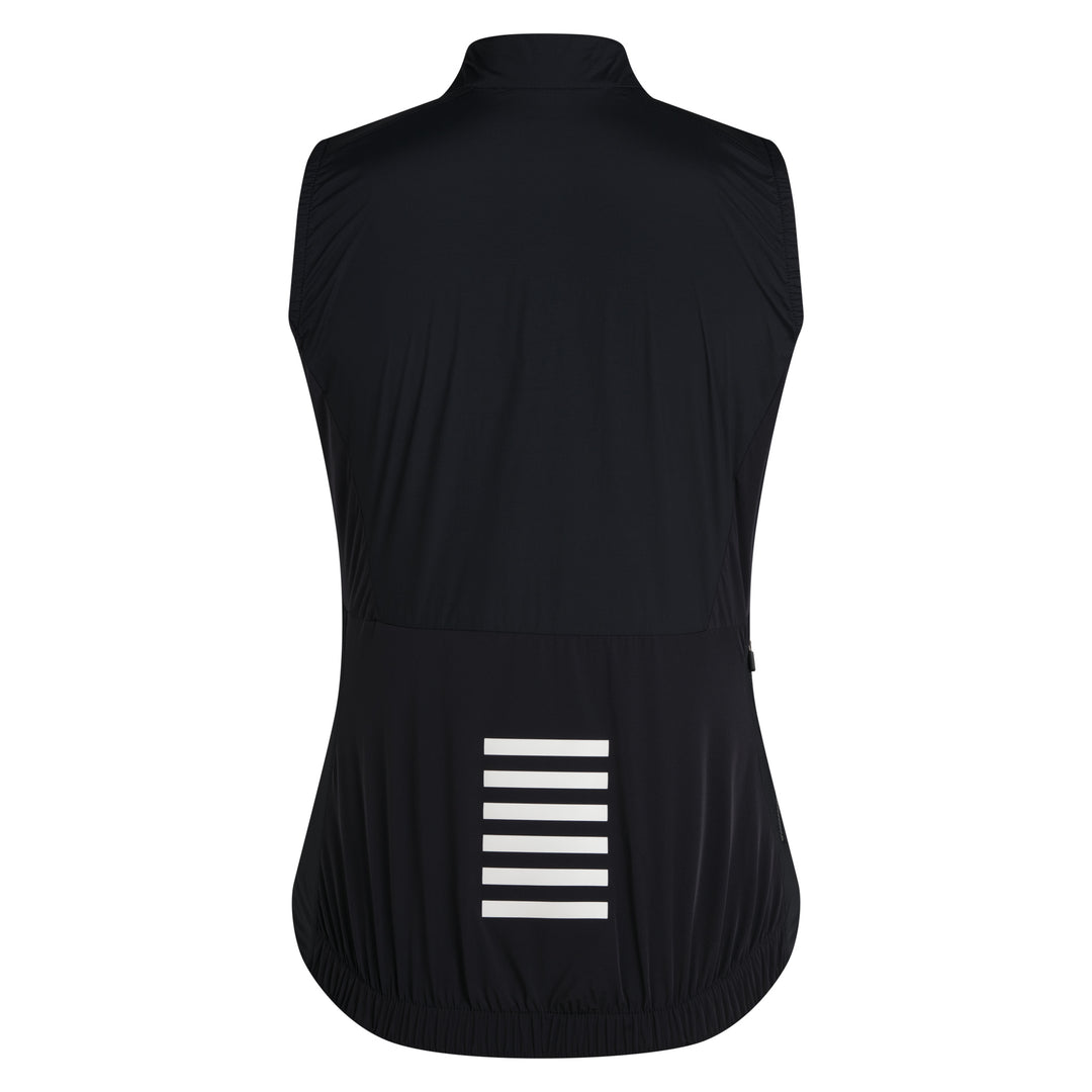 Rapha Women's Pro Team Insulated Gilet (Black/White) - Dragonspine Cycling