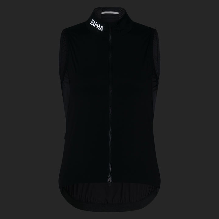 Rapha Women's Pro Team Insulated Gilet (Black/White) - Dragonspine Cycling
