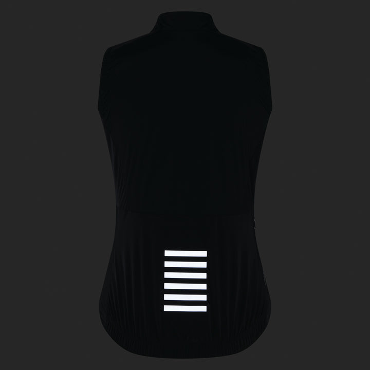 Rapha Women's Pro Team Insulated Gilet (Black/White) - Dragonspine Cycling
