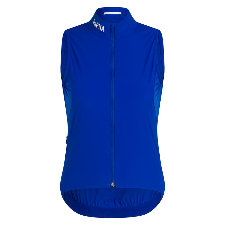 Rapha Women's Pro Team Insulated Gilet (Blue/White) - Dragonspine Cycling