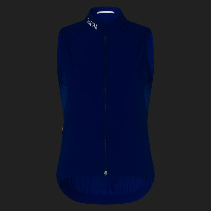 Rapha Women's Pro Team Insulated Gilet (Blue/White) - Dragonspine Cycling