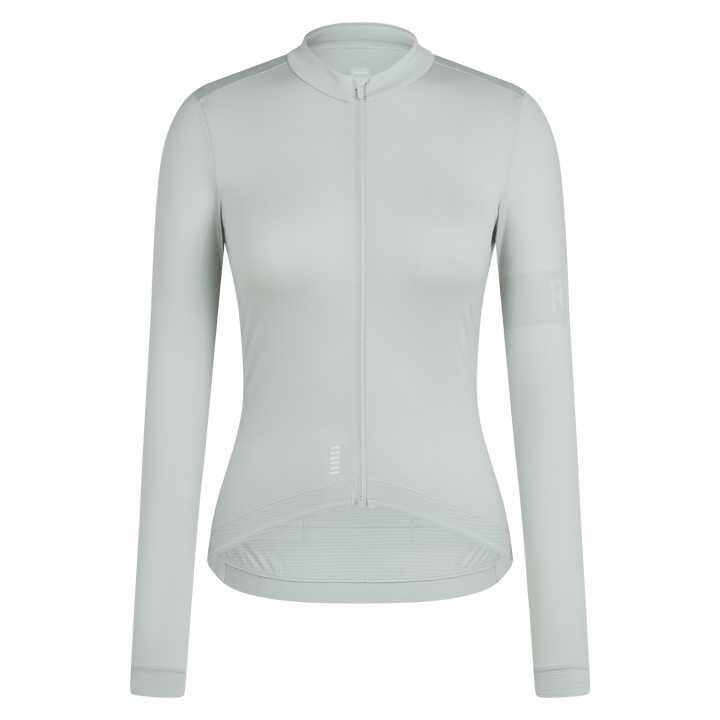 Rapha Women's Pro Team Long Sleeve Midweight Jersey II (Grey/White) - Dragonspine Cycling