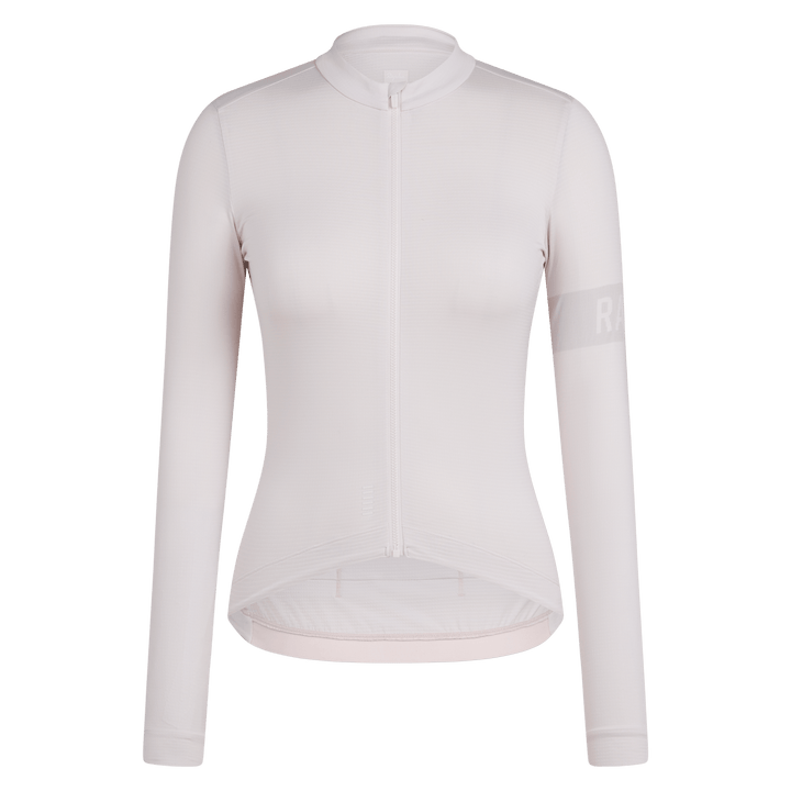 Rapha Women's Pro Team Long Sleeve Midweight Jersey II (Blush/White) - Dragonspine Cycling