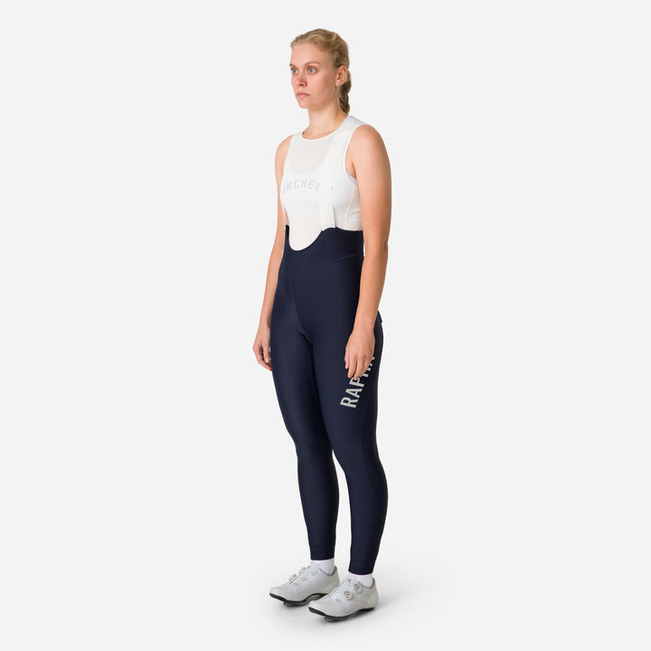 Rapha Women's Pro Team Lightweight Tights (Dark Navy/White) - Dragonspine Cycling
