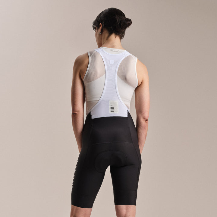 Rapha Women's Pro Team Training Bib Shorts II - Regular (Black/White) - Dragonspine Cycling