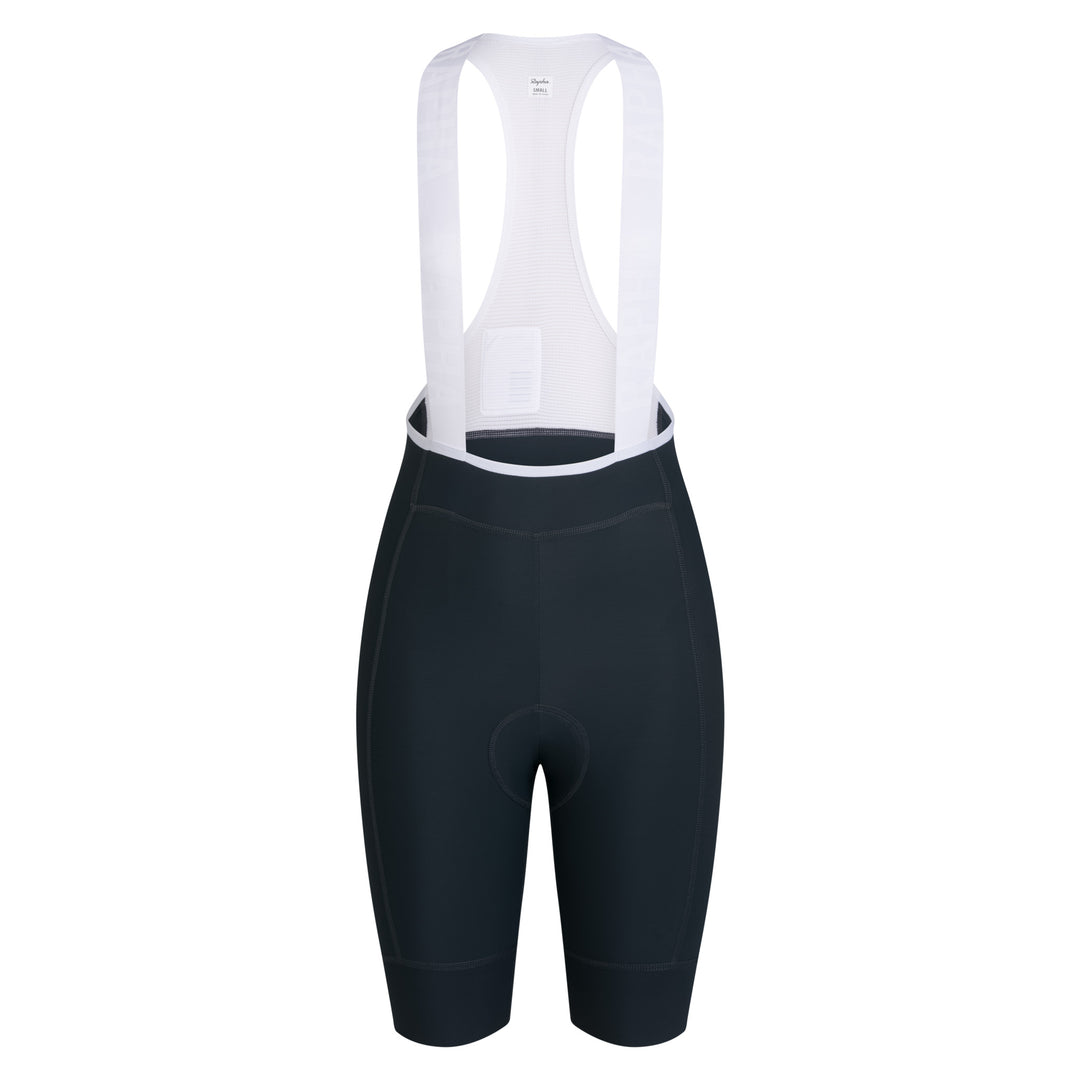 Rapha Women's Pro Team Training Bib Shorts II - Regular (Carbon/Dark Grey) - Dragonspine Cycling