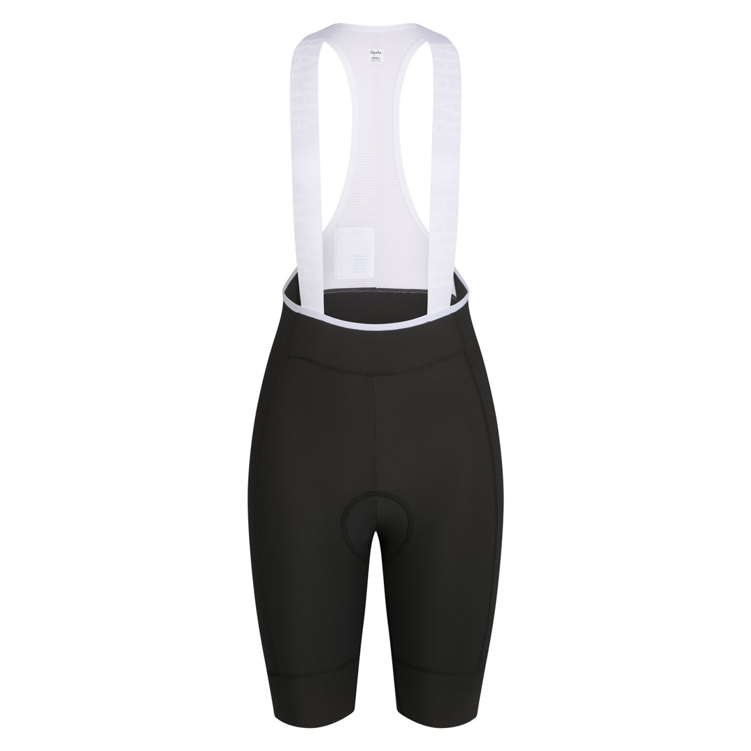Rapha Women's Pro Team Training Bib Shorts II - Regular (Charcoal/White) - Dragonspine Cycling