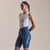 Rapha Women's Pro Team Training Bib Shorts II - Regular (Denim Blue/White) - Dragonspine Cycling