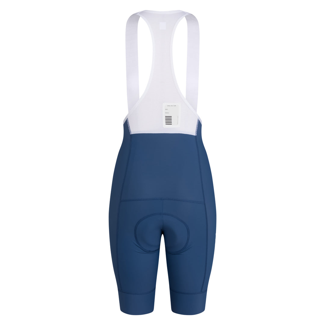 Rapha Women's Pro Team Training Bib Shorts II - Regular (Denim Blue/White) - Dragonspine Cycling