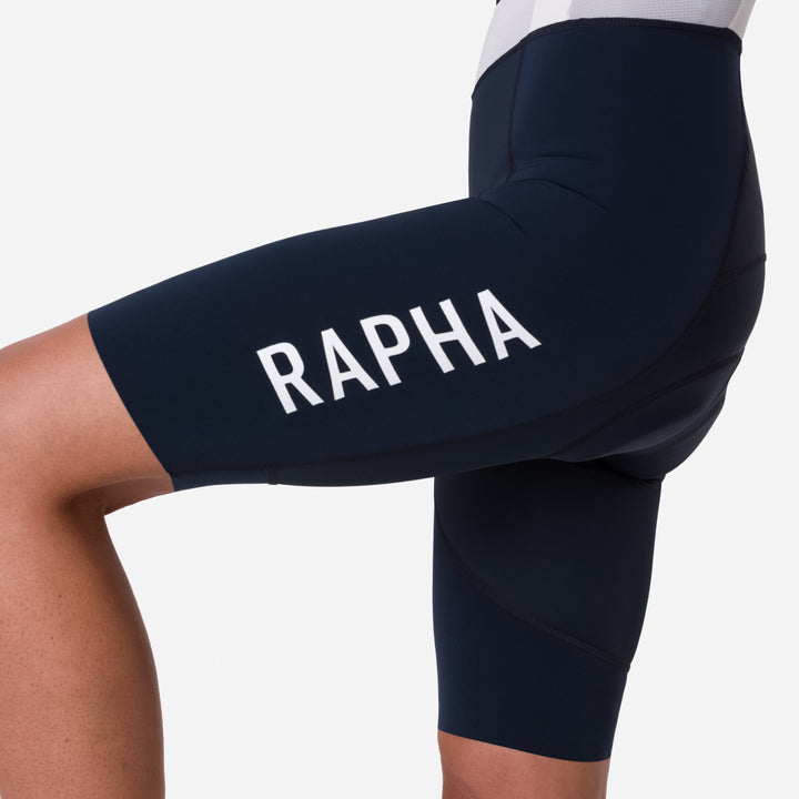 Rapha Women's Pro Team Bib Shorts III - Long (Carbon) - Dragonspine Cycling