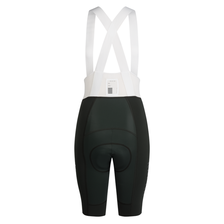 Rapha Women's Pro Team Bib Shorts III - Long (Bottle Green/White) - Dragonspine Cycling