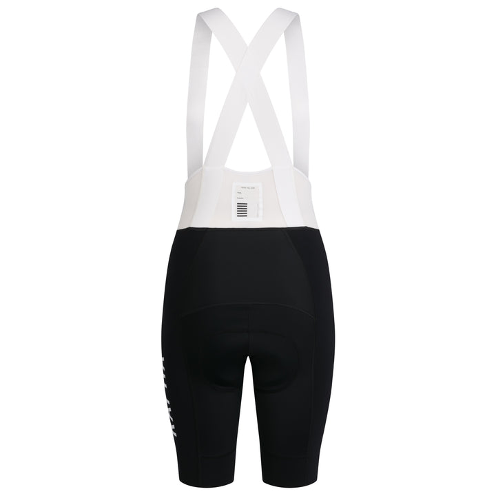 Rapha Women's Pro Team Bib Shorts III - Regular (Black/White) - Dragonspine Cycling