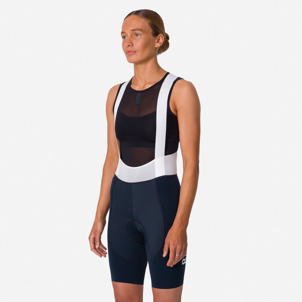 Rapha Women's Pro Team Bib Shorts III - Regular (Carbon/White) - Dragonspine Cycling