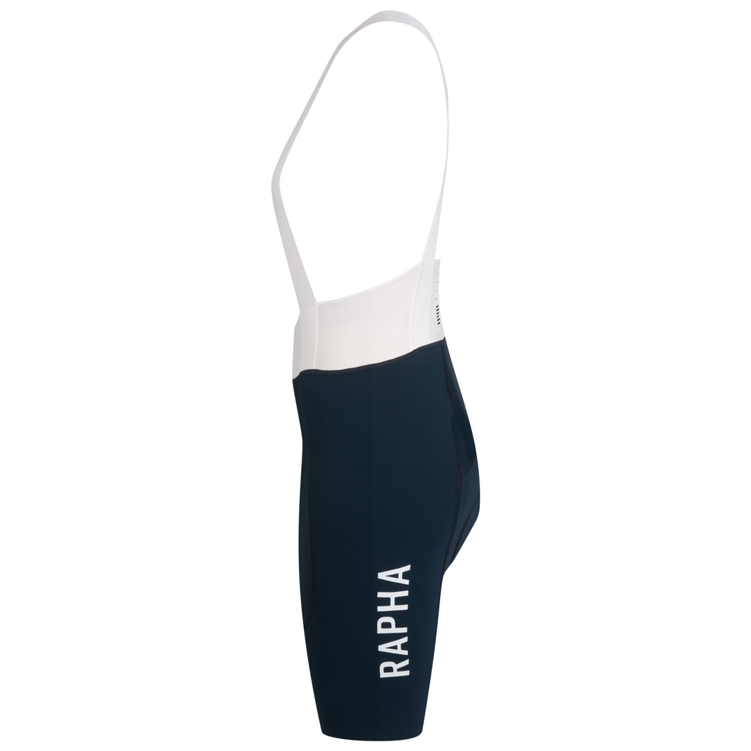Rapha Women's Pro Team Bib Shorts III - Regular (Carbon/White) - Dragonspine Cycling