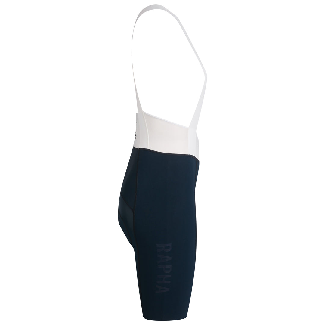 Rapha Women's Pro Team Bib Shorts III - Regular (Carbon/White) - Dragonspine Cycling