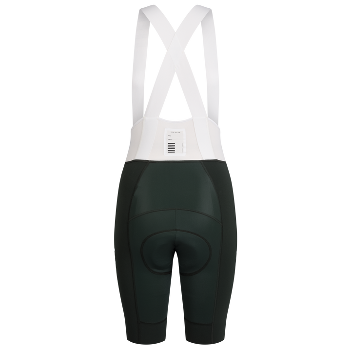 Rapha Women's Pro Team Bib Shorts III - Regular (Bottle Green/White) - Dragonspine Cycling
