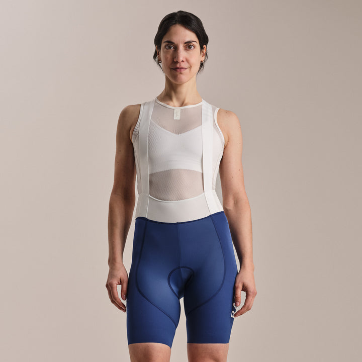 Rapha Women's Pro Team Bib Shorts III - Regular (Fossil Blue/White) - Dragonspine Cycling