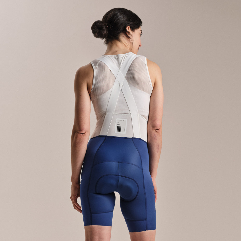 Rapha Women's Pro Team Bib Shorts III - Regular (Fossil Blue/White) - Dragonspine Cycling