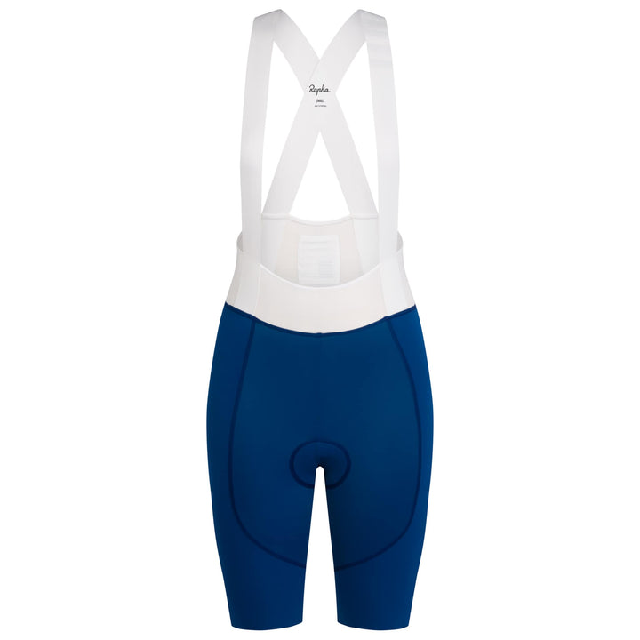 Rapha Women's Pro Team Bib Shorts III - Regular (Fossil Blue/White) - Dragonspine Cycling