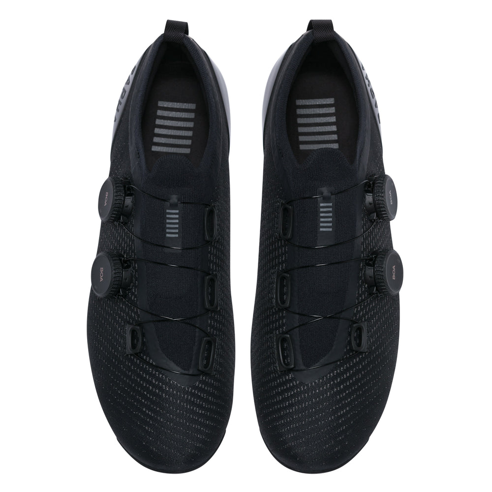 Rapha Pro Team Powerweave Road Shoes (Black/Black) - Dragonspine Cycling