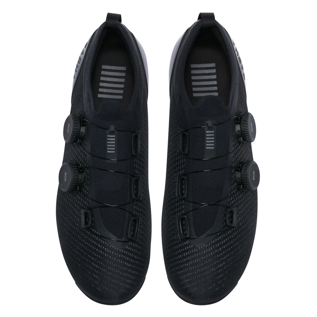 Rapha Pro Team Powerweave Road Shoes (Black/Black) - Dragonspine Cycling